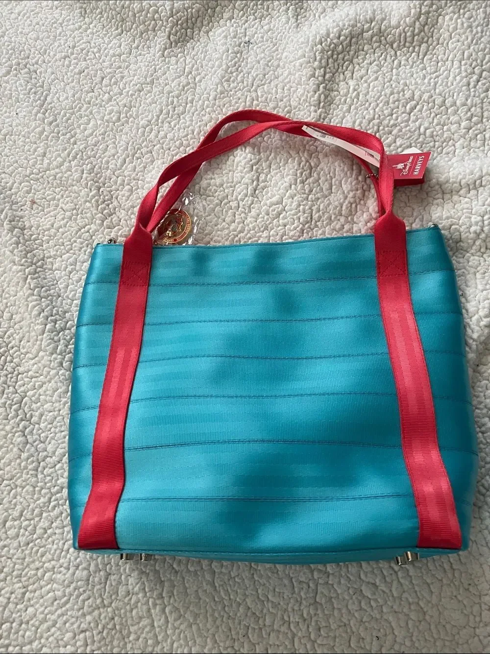 Harveys Dumbo Blue Tote with Pink Straps